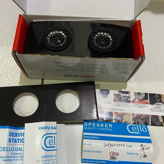 Promo Fullrange speaker cello Solution Pro / fullrange tweeter cello audio plug & play Diskon