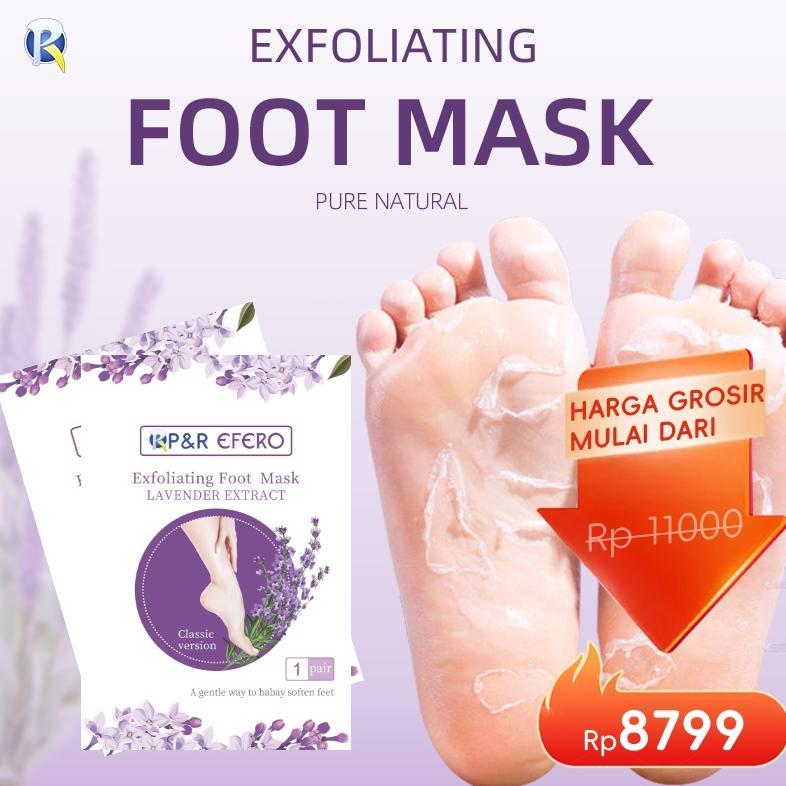 Masker Kaki Efero Putimi Cindynal | Angkat Kapalan & Putihkan Kaki Hitam