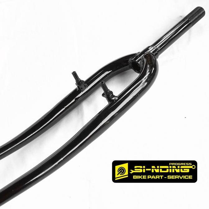 FORK RIGID SEPEDA FEDERAL 26 INCH DRAT CANTILEVER V BRAKE HITAM CHROME PLATINUM