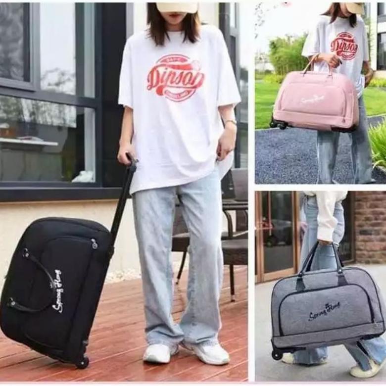 Tas travel Roda Tas Pakaian kapasitas besar Tas perjalanan travelling