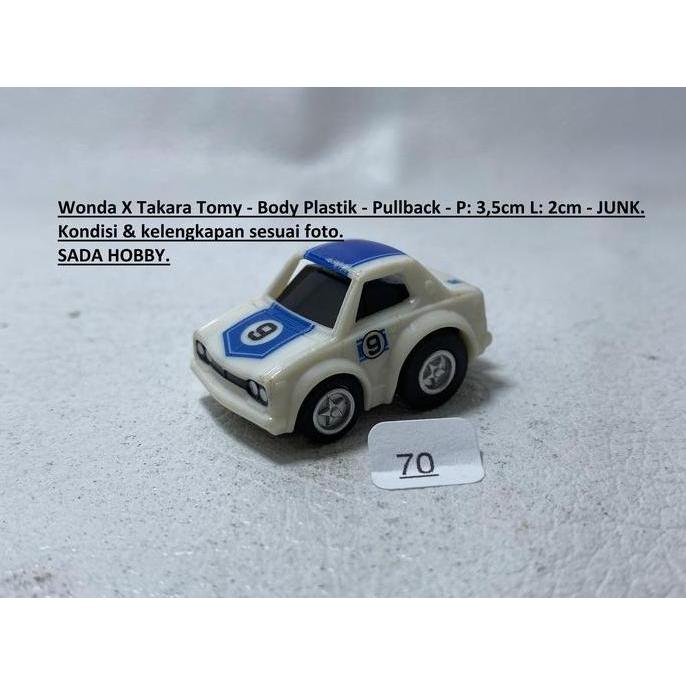 WONDA X TAKARA TOMY MINI MINI CHORO NISSAN SKYLINE GTR HAKOSUKA BLUE LIVERY MINED SADHO