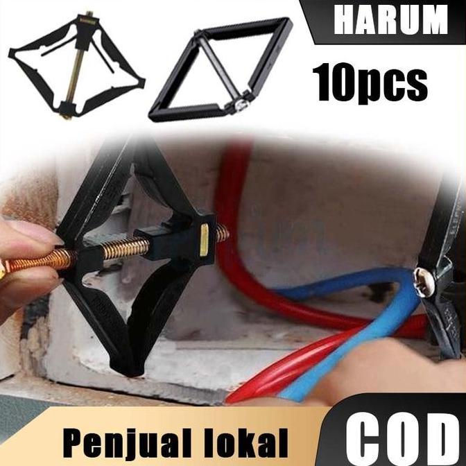 MUNHOOR 10PCS 86mm Per Dinding Tanpa Inbow Kotak Perbaikan Sekrup Steker Switch Soket Kotak 86 Soket