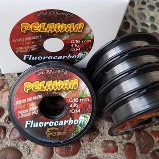 PELAWAN 4LBS FLUOROCARBON 0.16MM SHOCK LEADER 10M