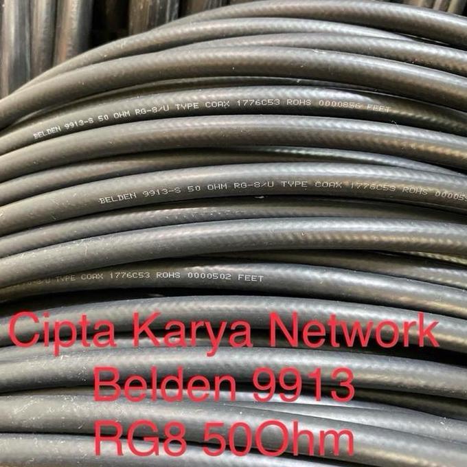 Pilihan - Kabel Belden Rg8 9913 50 Ohm / Belden 9913 Rg 8 50 Ohm Meteran