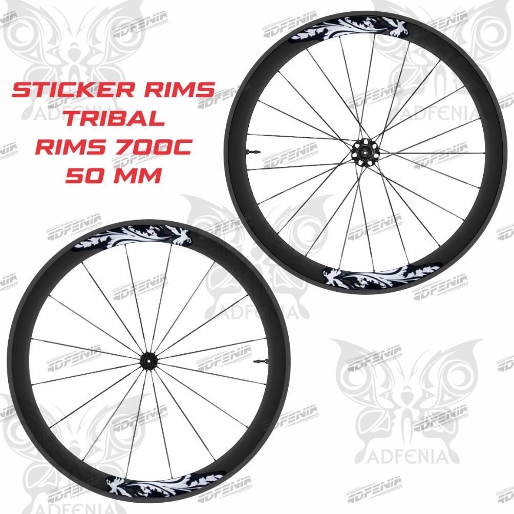 Stiker Decal Rims Tribal Rims 5cm 700c