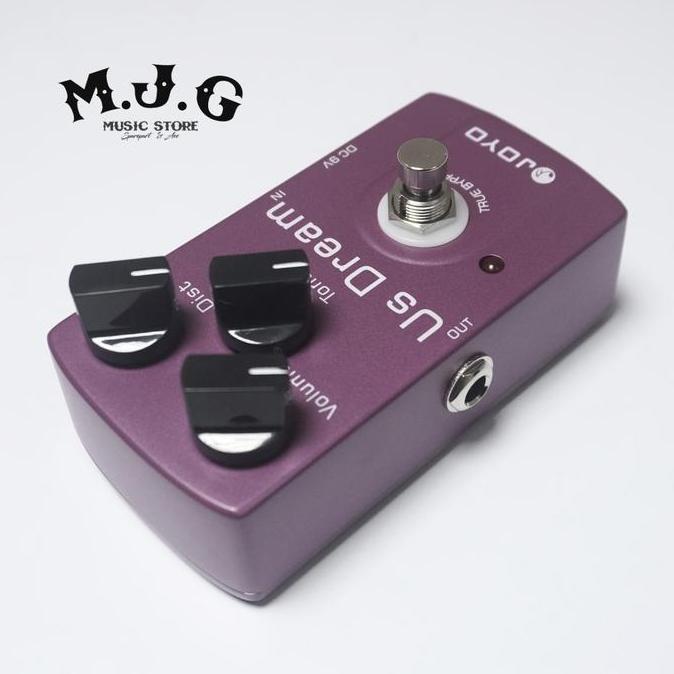 Pedal Efek Gitar Joyo Jf-34 Jf34 Us Dream Distortion Sound Distorsi Analog