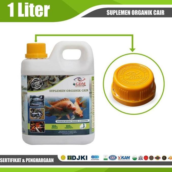 SUPLEMEN ORGANIK GDM UNTUK PERIKANAN 1 LITER