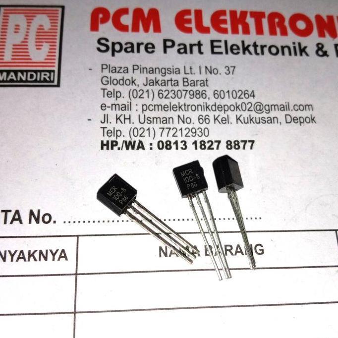 MCR100 8 SCR MCR100-8 MCR 100 8 TO92 TO-92 100-8 PCMED