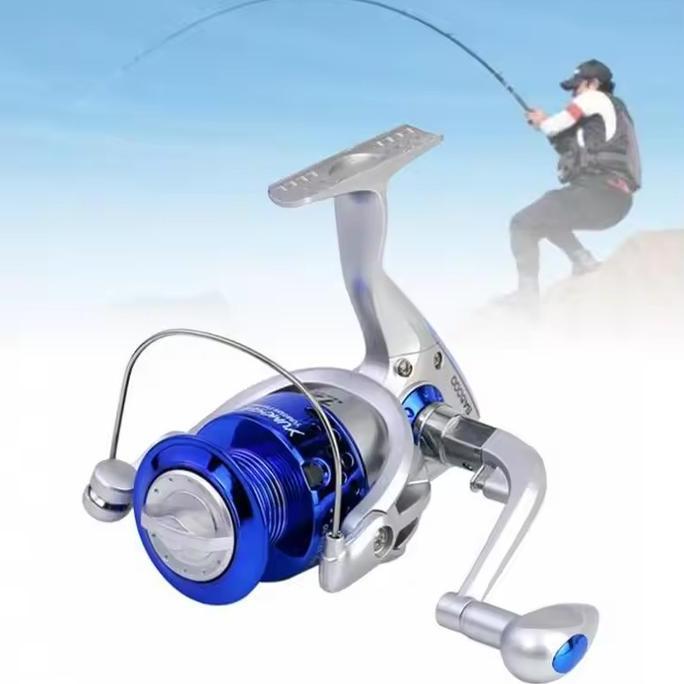 REEL PANCING YUMOSHI BIRU SILVER MURAH JORAN RELL SPINNING