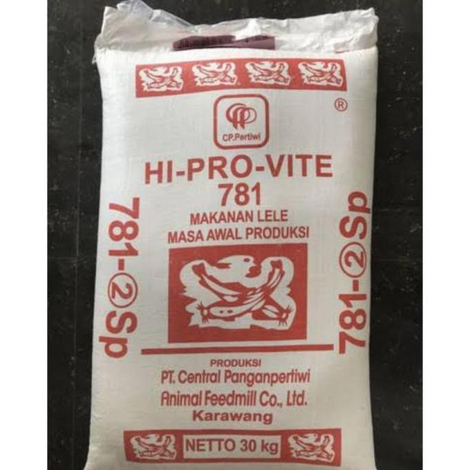 Pelet 781-2 SP Repack 10 Kg Hi Pro Vite 781-2 SP Pakan Lele,nila,Bawal