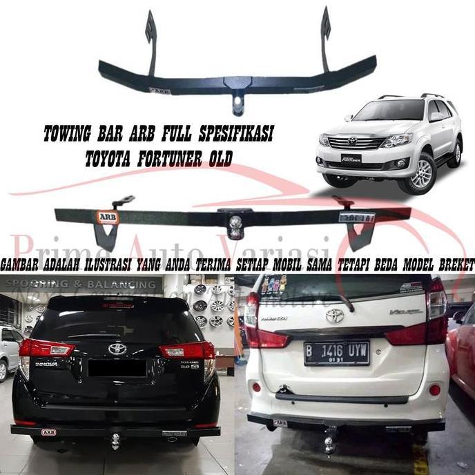 Towing Bar Arb Besi Bumper Belakang Towing Bar - Fortuner Lama/Old