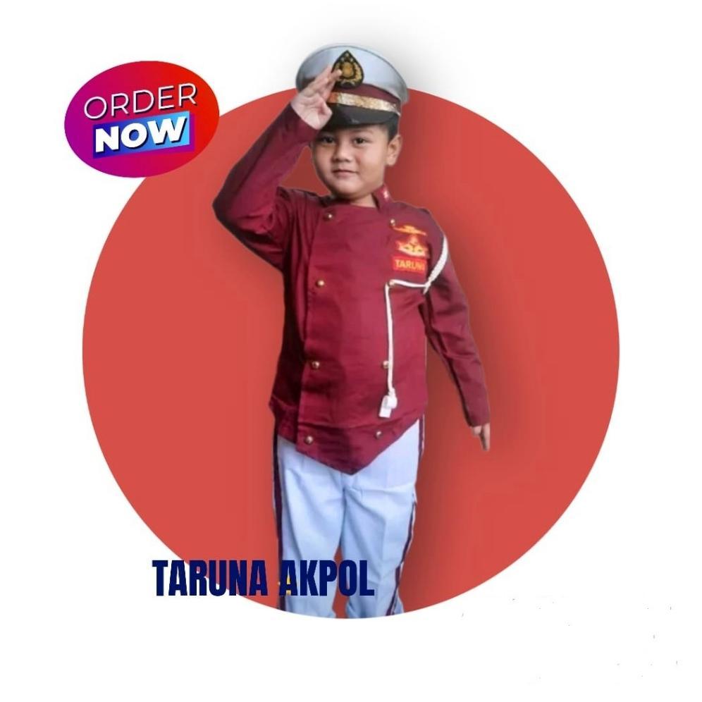 BAJU TARUNA AKPOL UNTUK ANAK KOSTUM TARUNA AKPOL ANAK