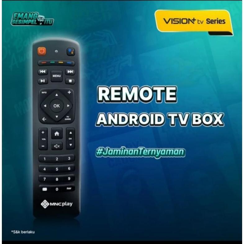 Remote MNC Play Box Remote MNC Vision+ TV Diskon