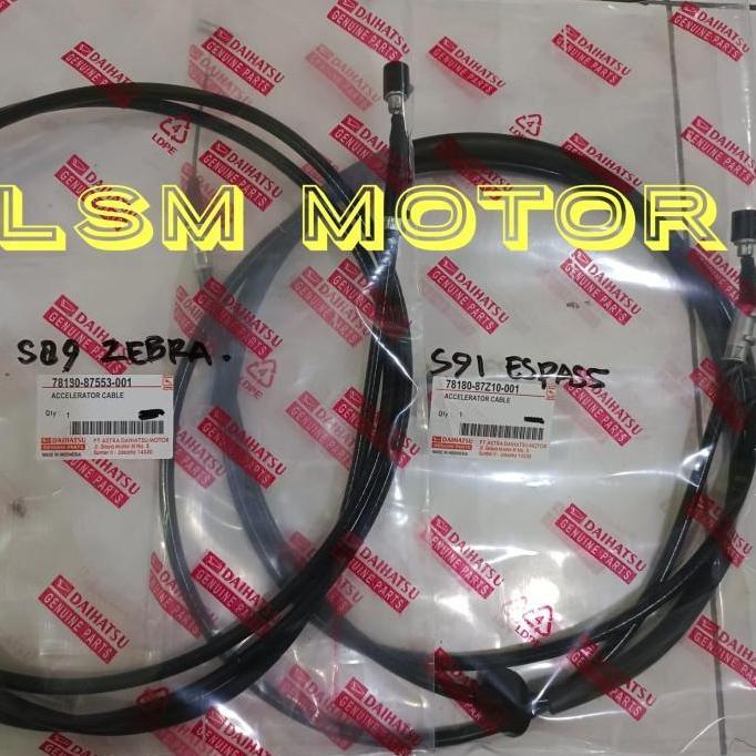 KABEL GAS S89 ZEBRA S91 ESPASS - S91 ESPASS HARGA SPESIAL