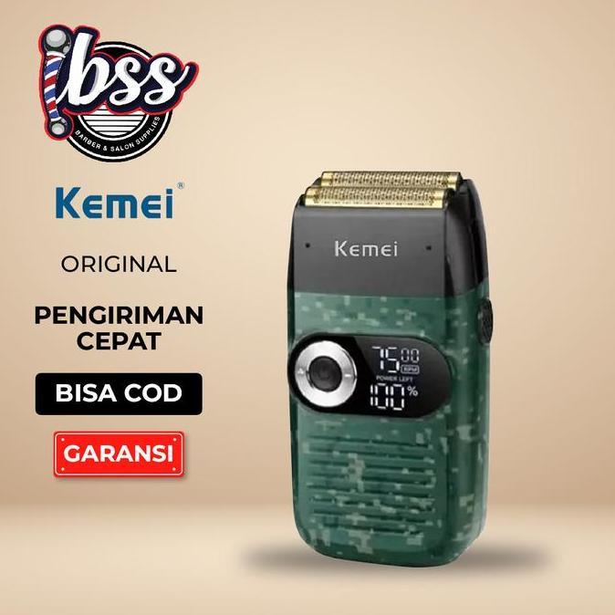 Kemei 2027 KM 2027 ARMY  Shaver digital