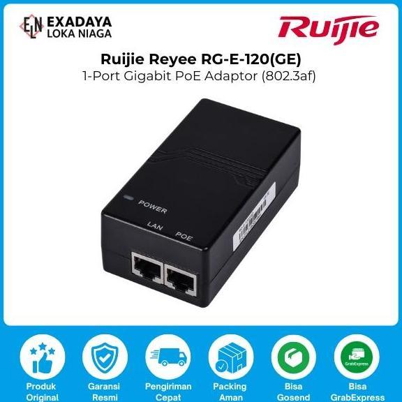 Ruijie RG-E-120(GE) , Power Over Ethernet Adaptor POE RG-E-120