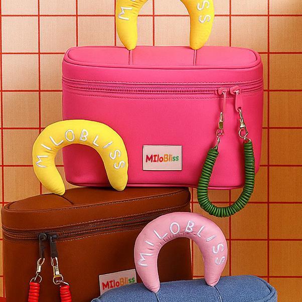 Elsa Tas Kosmetik Kapasitas Besar Handle Paste / Box Kosmetik Korea Travel Organizer Custom Yk-Kaz11