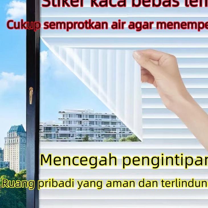 Stiker Kaca Canggih Bebas Lem Statis/Stiker Kaca Jendela Rumah/Stiker Lemari Kaca