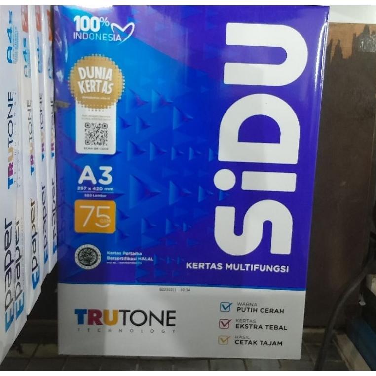 Kertas Hvs Sidu A3 75 Gsm 500 Lembar