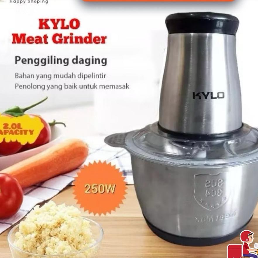 Blender Daging Stainless / Kylo-801 Meat Grinder 2L / Blender Daging Kualitas Bagus [ Bisa Cod]