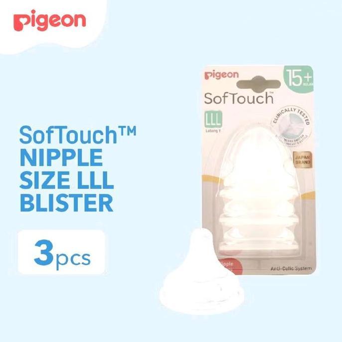 Bestseller- Pigeon Nipple Softouch LLL , LL isi 3