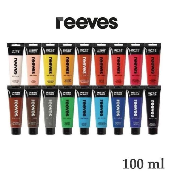 Reeves Intro Acrylic Color 100ml / Cat Akrilik Reeves acrylic  colour