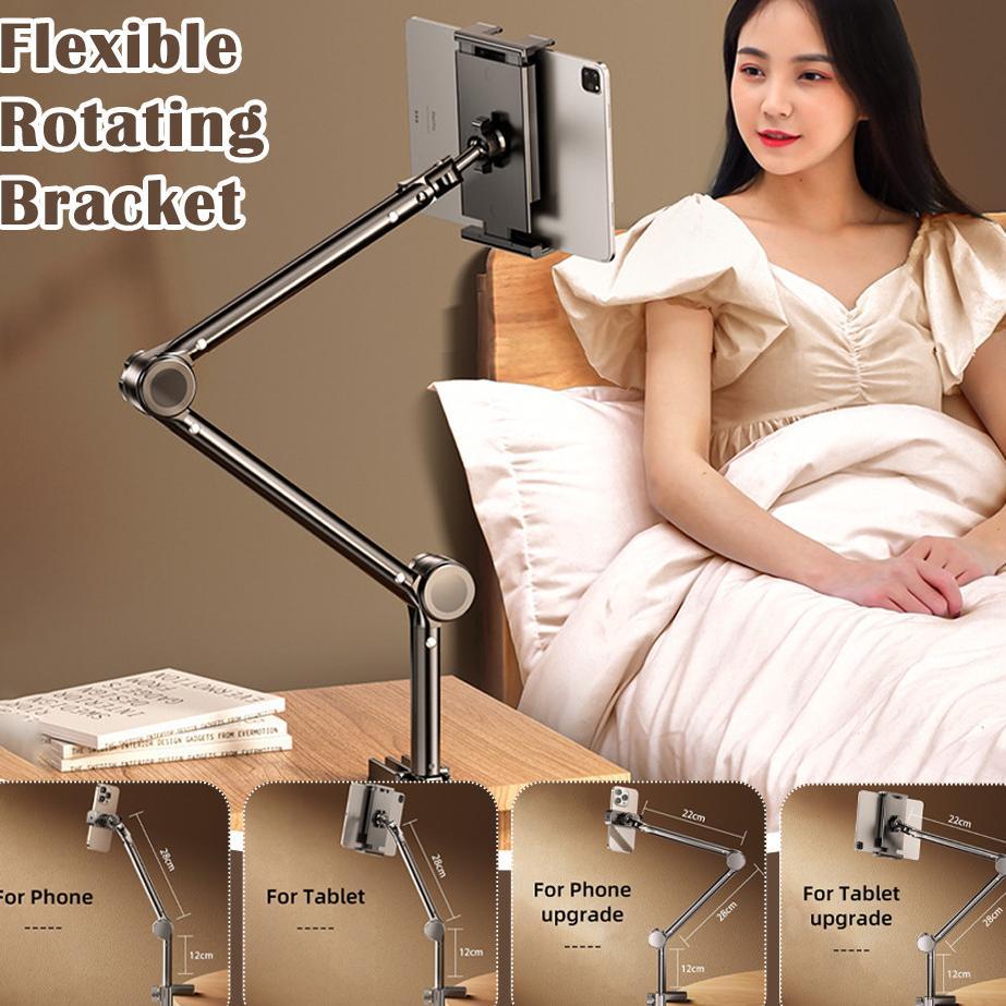 Hp Stand Holder Hp Meja Versatile Clip-On Phone Holder Hp Jepit Tablet Stand Durable Aluminum For Ph