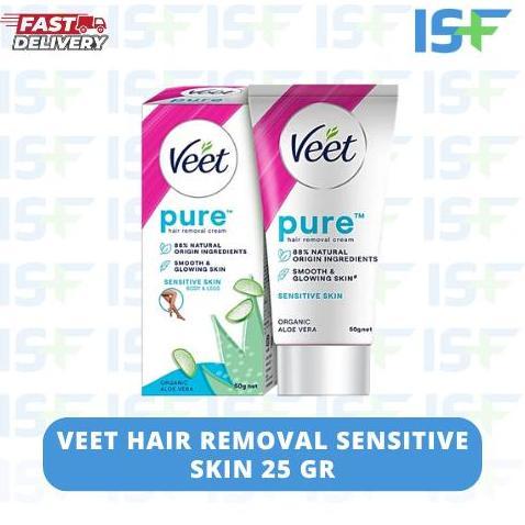 ISF VEET SENSITIVE SKIN 25 GR (BIRU) / SENSITIVE / PERONTOK RAMBUT