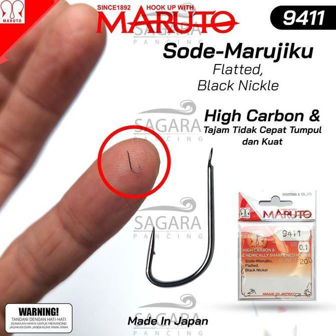 60U - Hook Maruto Sode Marujiku 9411 Made In Japan Tajam Dan Kuat Kail Micro Fishing