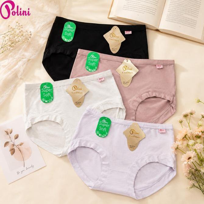 Intima- Polini - Paket Hemat 3&6Pcs Celana Dalam Nita Nyaman Dipakai Seharian Cd Bahan Katun Superso