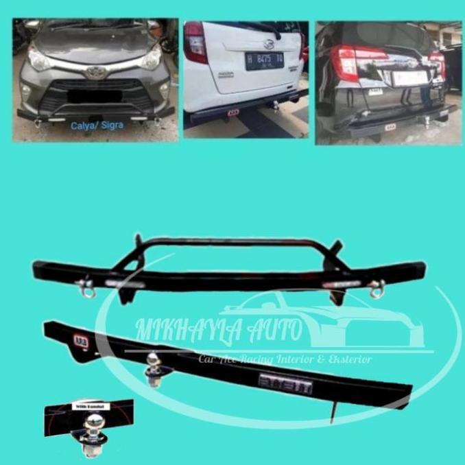 Promo Paket Towing Bar Pelindung Bemper Depan Belakang Calya Sigra Diskon