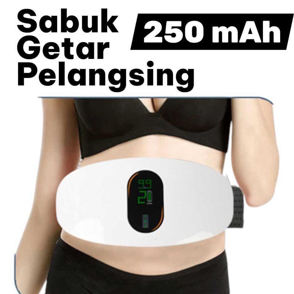 Sabuk Perut Buncit Getar Wanita Alat Pijat Pembakar Lemak Diskon