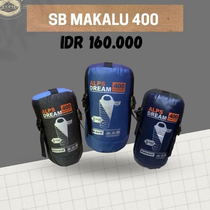 Sleeping Bag Mummy Dacron Ultralight Ul Makalu Alpsdream 400 Kantong Tidur Sb Ultra Light