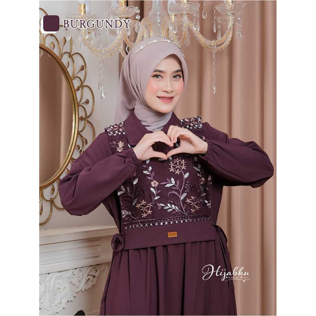 VANIA DRESS ORIGINAL BY HIJABKU 6 WARNA