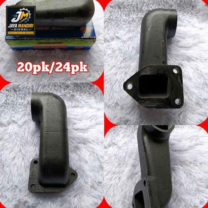 kaki knalpot mesin diesel Dongfeng 20pk/24pk merek DONGFENG bahan tebal