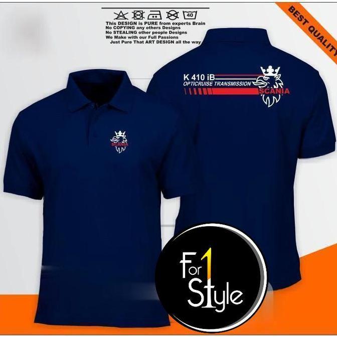DV263 - POLOSHIRT KAOS KERAH BISMANIA SCANIA JETBUS TERLARIS - polo bismania