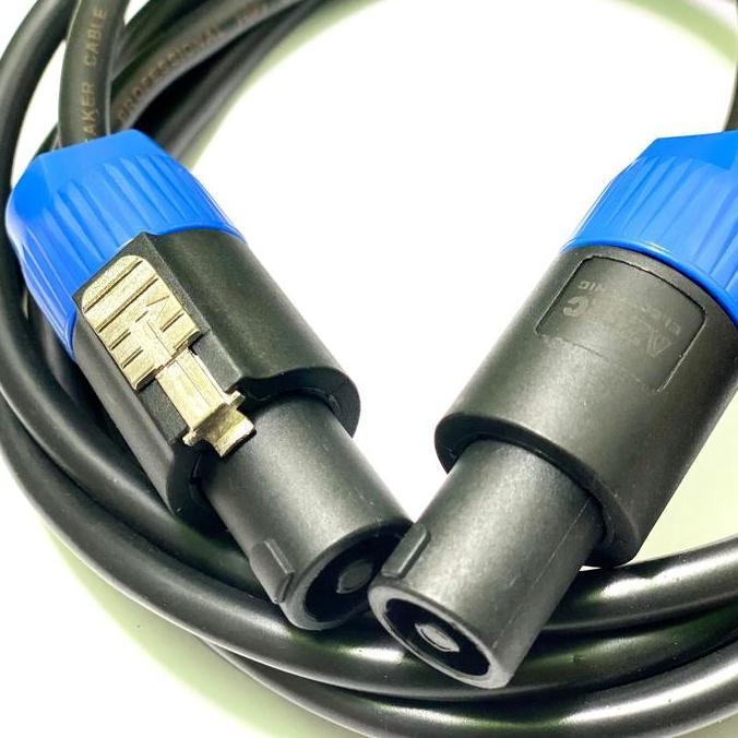 KABEL SPEAKER JACK SPEAKON TO JACK SPEAKON,  KABEL SPEAKER 2x1.5mm JACK SPEAKON TO SPEAKON AZTEC