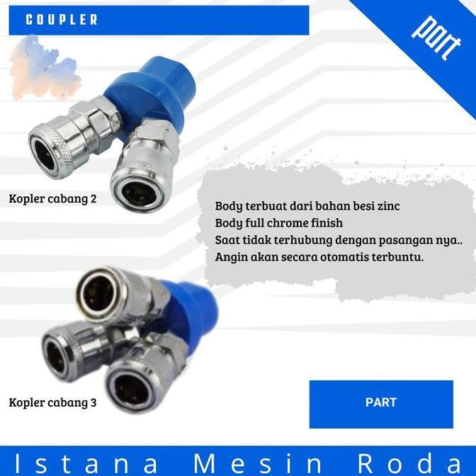 RAMERRAI Coupler Kompresor quick coupler kompresor