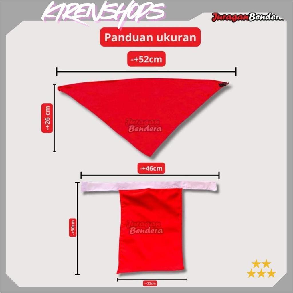 Scarf Paskibra / Hasduk Upacara / Slayer Paskibra / Syal Upacara Sale