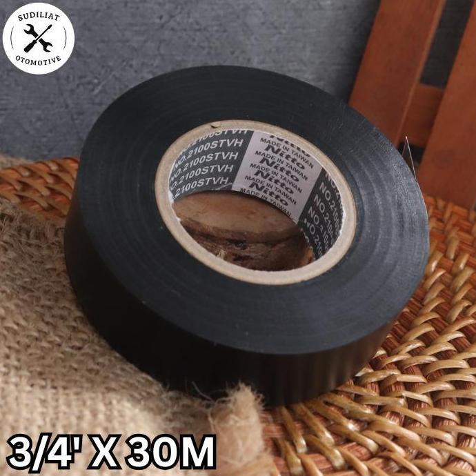 Isolasi Kabel Nitto / Tape Nitto / Lakban Nitto 3/4" 20M & 30M