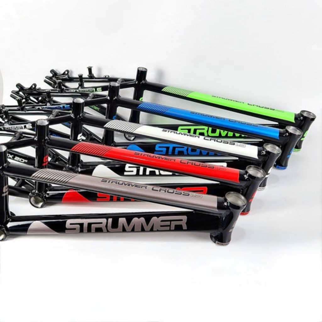 Frame BMX Strummer Cross 1.5 BMX, Alloy, Semi-Internal Cable, 20 inch rangka BMX gawangan bmx