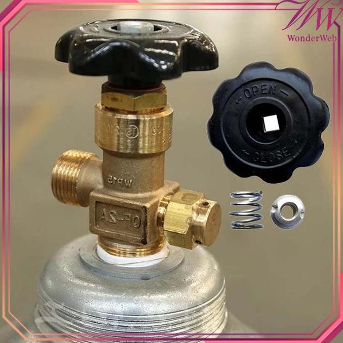 TOQMIJIN Handwheel Oksigen Putaran Kran Valve 8*8mm Valve Oksigen Untuk Industri Puteran Oksigen Kra