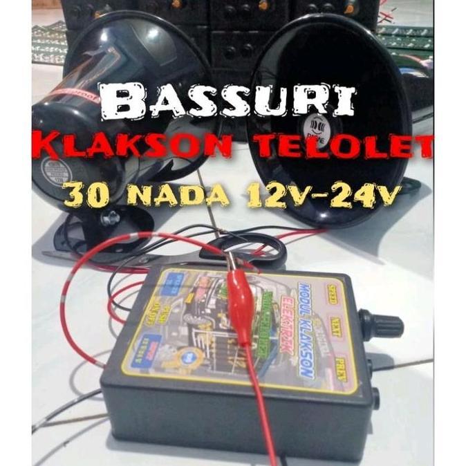 KLAKSON BASURI ELEKTRIK 30 NADA VERSI TOA 12VOLT - 24VOLT Diskon