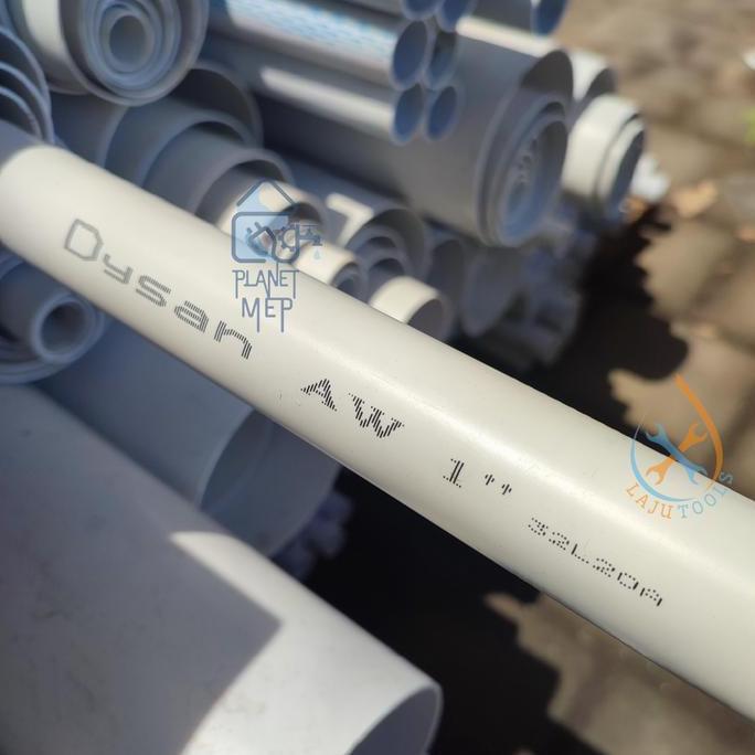 Produk Unggulan] DYSAN PIPA uPVC AW 1/2 - 6 inch / PIPA PVC PARALON 4 METER
