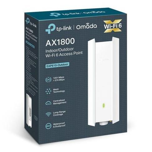 TPLink EAP610 Outdoor AX1800 Indoor/Outdoor WiFi 6 Access Point T