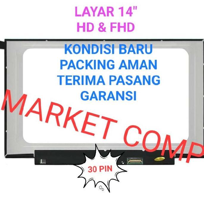 TERBARU - LAYAR LED LCD ASUS E410 E410M E410MA E410MAO E410K E410KA E410KAO E410MANS E410MA-FHD451 E