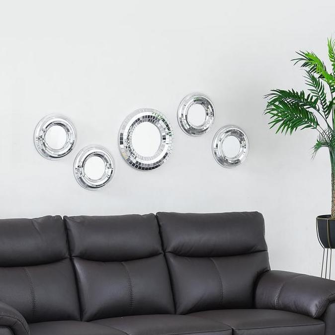 Promo Informa Dekorasi Dinding Set 5 Pcs - Silver Wall Decor Hiasan Interior Rumah Aesthetic Ruang T