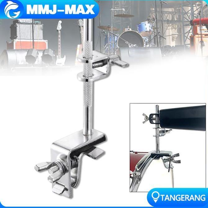 CHALK Cowbell Bracket-Snare Drum Cowbell Clamp-Dudukan Cowbell Mounting Bracket