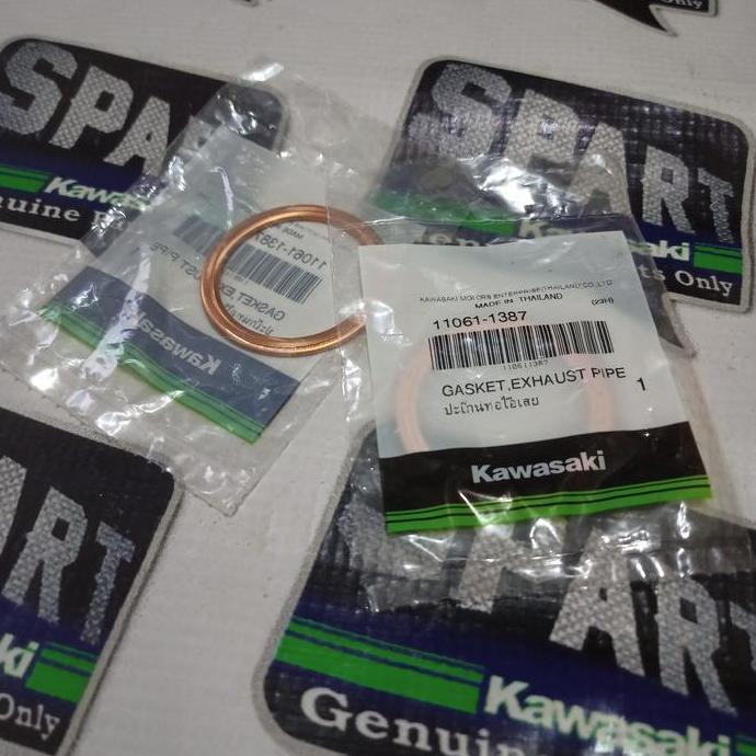 New Arrival, Paking Gasket Perpak Knalpot Klx 250 D-Tracker 250 Original Kawasaki