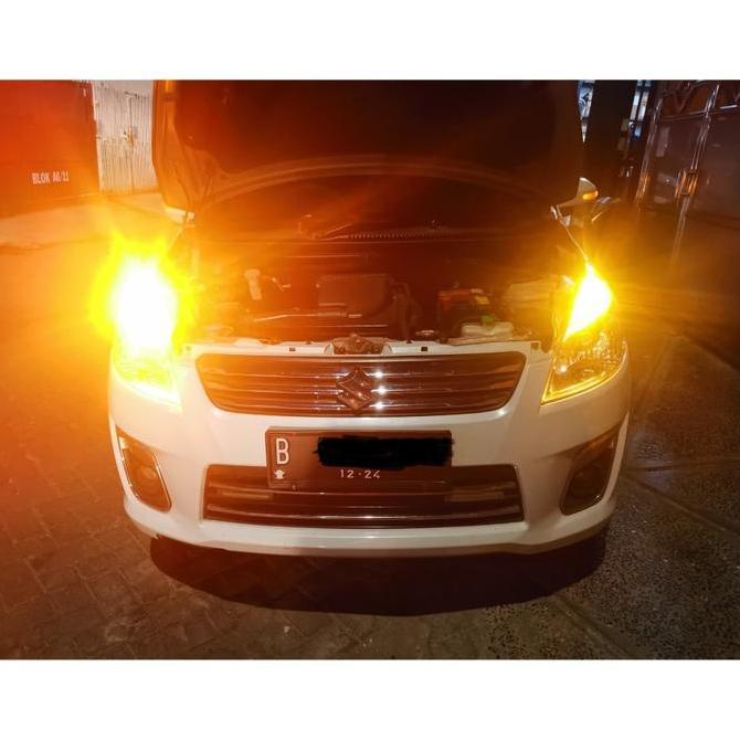 Promo LUXIMOS LED T20 NL-1 144 LEDSEIN SEN KUNING MOBIL 1 SET Tipe T20 Cocok untuk Sein Mobil Honda 